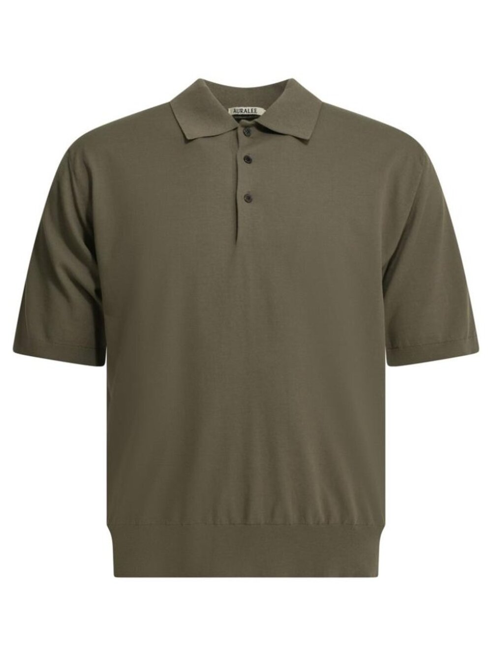Auralee Giza Polo Shirt With Buttons Tag Size 4 Men